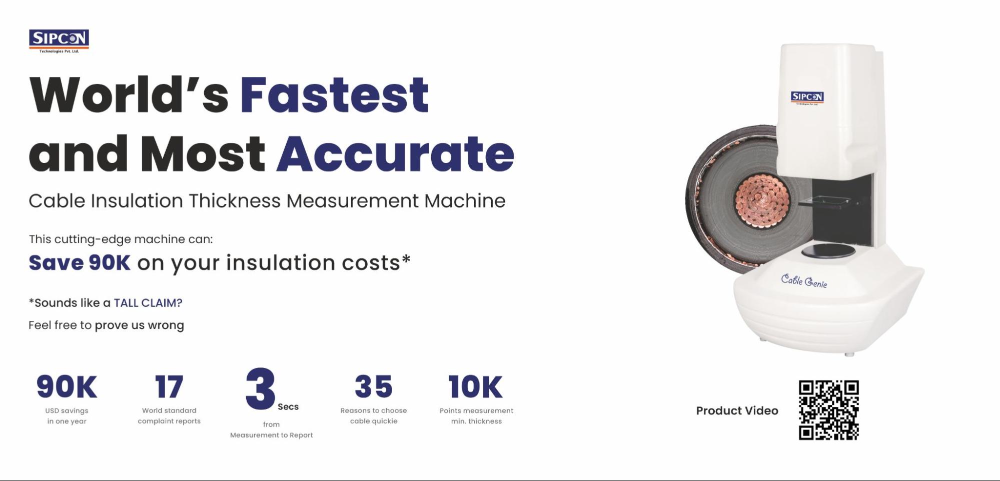 Cable Insulation Thickness Measurement