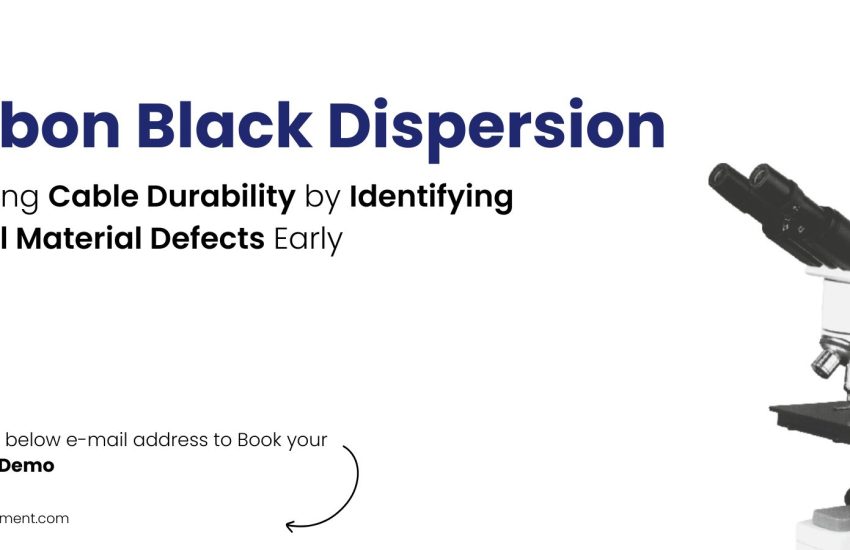 Carbon black dispersion tester