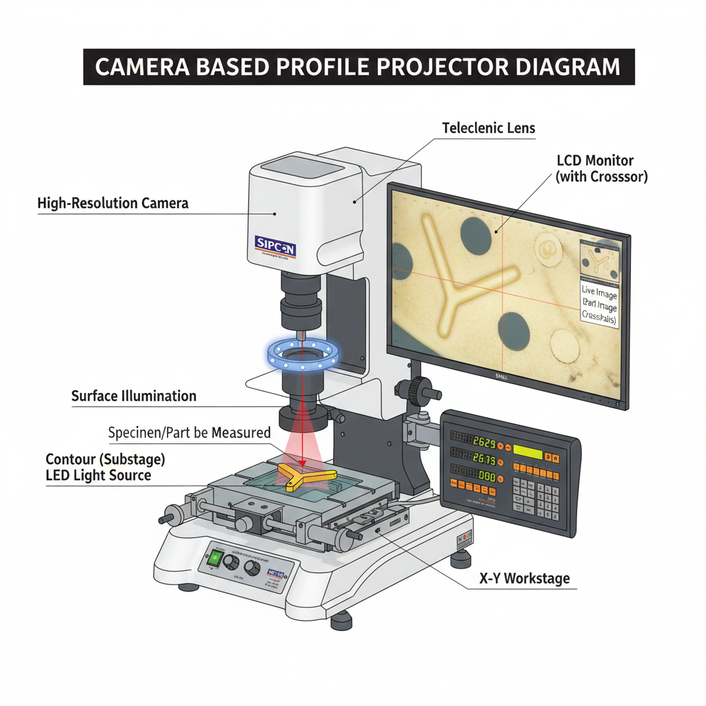 Camera-Based Profile Projector