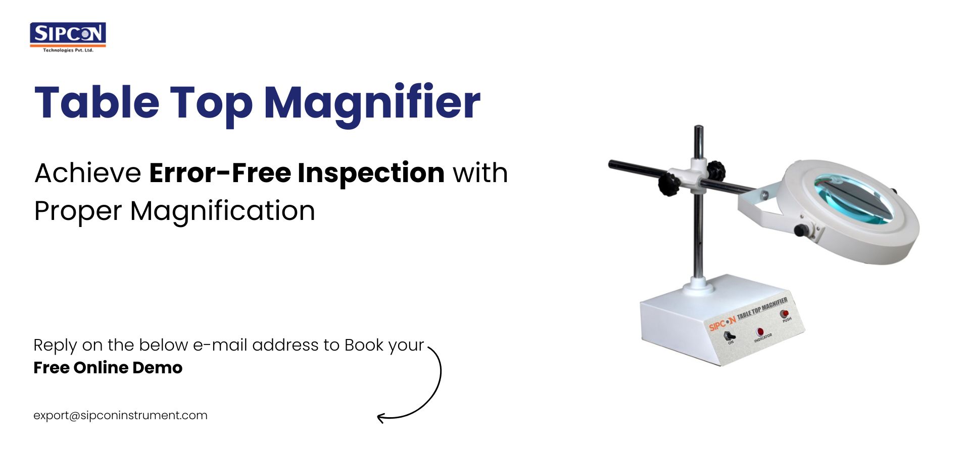 Best Table Top Magnifiers in Italy | Precision Inspection Tools