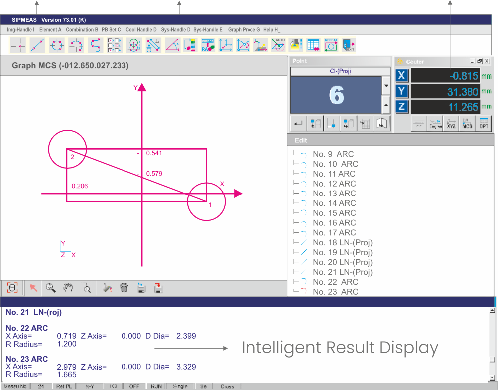 Click & Measure Top Menu Bar 