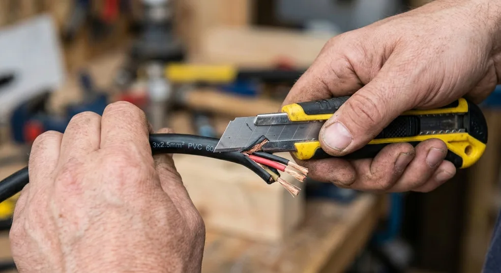 Manual Cable Cutting