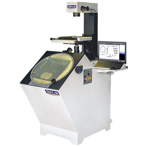 Shadowgraph profile projector